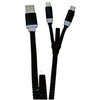 USB kabelis ZZIPP ZZACC2 juodas