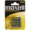 Bateria alkaiczna AAA 1.5 LR3 MAXELL SUPER blister 4vnt.