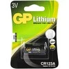 Bateria litowa 3V CR123A GP lizdinė plokštelė 16,8x34,5 mm