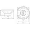 BLOW 0945# Automobilinis garsiakalbis BLOW WH-1416 4 2 krypčių
