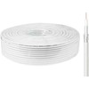 Przewód koncentryczny RG6U CCS 48x ekran 100 mb