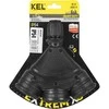Plastrol 98-221# Lizdas gn-x3 trigubas su įžeminimu, juodas/juodas hermetiškas, IP54