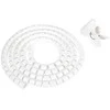 ATL Blow Organizatorius, kabelio gaubtas, 2m, baltas