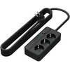 Blow PS-350Z Maitinimo prailginimo kabelis su 3 lizdais, 4xUSB+USB-PD, 3m, juodas, 3x1mm