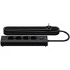 Blow PS-450T 4 lizdų maitinimo prailginimo kabelis 3xUSB+USB-PD 3m juodas 3x1mm