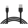 Blow USB A - micro B jungtis, 0.80 m, juoda