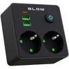 Blow Skirstytuvas R-20 PR 2 LIZDAI + 2 USB + USB-C, baltas