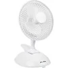 Stalinis ventiliatorius 6"/15cm Klips 25W 2w1 Baltas