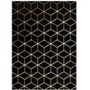 Chodnik MOSSE HEXAGON 2 spalva juoda 70x200 Hakano