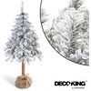 DecoKing Kalėdinė eglutė CECILIA, balta, klasikinio stiliaus, 150 dekoracijų