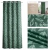 Naktinė užuolaida AmeliaHome CALM 140x250 cm, žiedai, spalva: žalia
