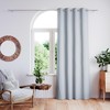 Naktinė užuolaida AmeliaHome CLEAR, 140x250 cm, žiedai, spalva: sidabrinė