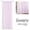 AmeliaHome Užuolaida su kilpomis 140x250 cm rožinės spalvos Amelia Home