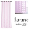 Rožinė užuolaida su kilpomis Lunare AmeliaHome 140 × 270 cm