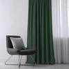 Homede Užuolaidos 140×270 cm tamsiai žalia CHENILLE FLEX
