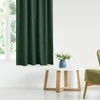 Homede Užuolaidos 140×270 cm tamsiai žalia CHENILLE FLEX