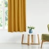 Homede Užuolaidos garstyčių spalvos 220×225 chenille