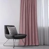 Homede Užuolaidos iš chenilio rožinės 280×270 cm