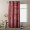 Naktinė užuolaida su žiedais AmeliaHome VELVET 140X245 cm, 1 vnt., spalva: bordinė