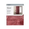 Naktinė užuolaida AmeliaHome VELVET 140X270 cm, 1 vnt., juosta/kabliukai, spalva: rose bordo