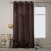 Naktinė užuolaida su žiedais AmeliaHome VELVET 140X270 cm, 1 vnt., spalva: tamsiai ruda