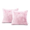 Pagalvės užvalkalas rožinio pudros spalvos 45×45 cm 2 vnt DecoKing