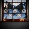 AmeliaHome LEDPL/AH/REINDEERSMESS/ROUND/SET/5PCS