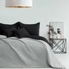 Dvipusė lovatiesė AmeliaHome SOFTA 220 x 240 cm, spalva: pilka/juoda