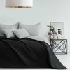 Dvipusė lovatiesė AmeliaHome SOFTA 220 x 240 cm, spalva: pilka/juoda