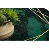 Dywan apvalus ESTEMA MARBLE 2 spalva butelkowa žalia r120 Hakano