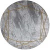 Dywan apvalus ESTEMA MARBLE 2 spalva pilka r160 Hakano