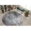Dywan apvalus ESTEMA MARBLE 2 spalva pilka r120 Hakano