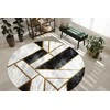 Dywan apvalus ESTEMA MARBLE 3 spalva juoda r160 Hakano