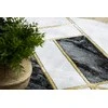 Dywan apvalus ESTEMA MARBLE 3 spalva juoda r160 Hakano