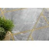 Dywan apvalus ESTEMA MARBLEGEO spalva grafito r120 Hakano