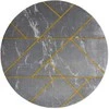 Dywan apvalus ESTEMA MARBLEGEO spalva grafito r160 Hakano