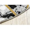Dywan apvalus ESTEMA MARBLETRIANGLES spalva juoda r160 Hakano