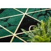 Dywan apvalus ESTEMA MARBLETRIANGLES spalva butelkowa žalia r160 Hakano