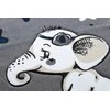 Dywan apvalus TINIES ELEPHANT spalva pilka r120 Hakano