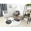 Dywan apvalus TINIES PANDA spalva balta r140 Hakano