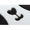 Dywan apvalus TINIES PANDA spalva balta r140 Hakano