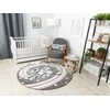 Dywan apvalus TINIES PONY spalva pilka r140 Hakano