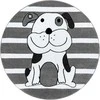 Dywan apvalus TINIES PUPPY spalva pilka r160 Hakano