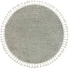 Dywan apvalus WELBEN spalva oliwkowy styl boho r120 Hakano