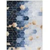 ARLEN CUBE kilimas spalva mėlyna geometrinis modernus stilius 80x150 Hakano