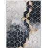 ARLEN CUBE2 kilimas spalva juoda geometrinis modernus stilius 120x170 Hakano