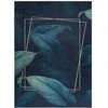 Style Kilimas ARLEN LEAVES spalvos tamsiai glamour stiliaus tropinis 80x150 Hakano