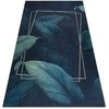 Style Kilimas ARLEN LEAVES spalvos tamsiai glamour stiliaus tropinis 80x150 Hakano
