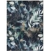Dywan ARLEN LEAVES3 spalva juoda glamour stiliaus tropinis 120x170 Hakano