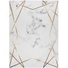 GLAMOUR ARLEN MARBLE3 kilimas, baltas, glamūrinio stiliaus, 80x150 Hakano